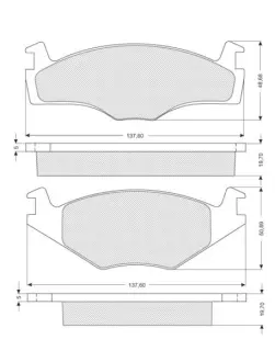 Гальмівні колодки STARLINE BD S027