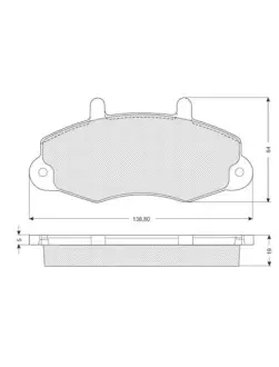 Тормозные колодки STARLINE BD S039