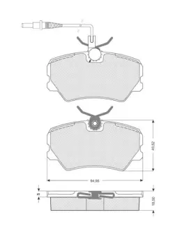 Гальмівні колодки STARLINE BD S041