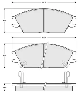 Гальмівні колодки STARLINE BD S047