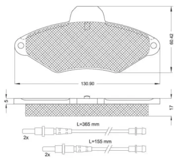 Тормозные колодки STARLINE BD S053