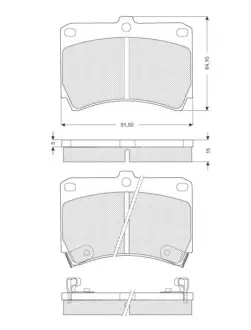 Тормозные колодки STARLINE BD S063