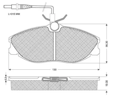 Тормозные колодки STARLINE BD S065