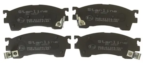 Тормозные колодки STARLINE BD S067
