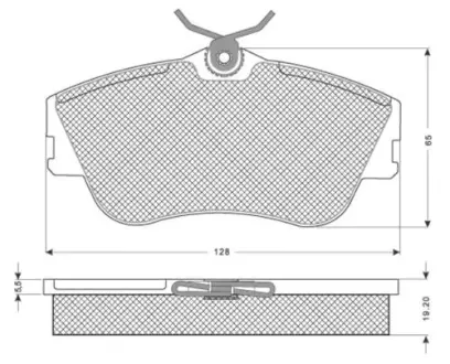 Тормозные колодки STARLINE BD S074