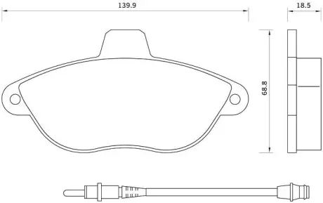 Гальмівні колодки STARLINE BD S082