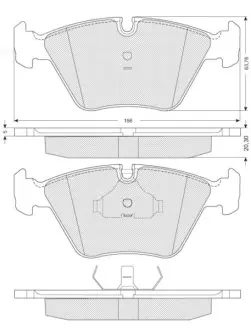 Тормозные колодки STARLINE BD S091
