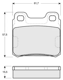 Тормозные колодки STARLINE BD S103