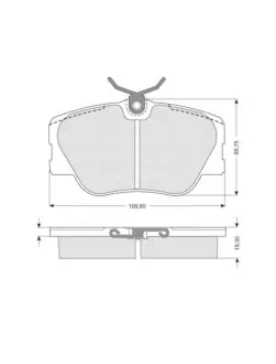 Тормозные колодки STARLINE BD S104