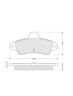 Тормозные колодки STARLINE BD S111