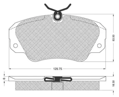 Тормозные колодки STARLINE BD S121