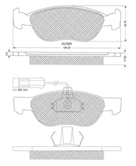 Тормозные колодки STARLINE BD S123