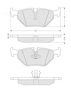 Тормозные колодки STARLINE BD S131