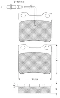 Тормозные колодки STARLINE BD S132
