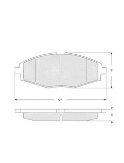 Тормозные колодки STARLINE BD S134
