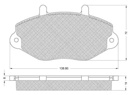 Тормозные колодки STARLINE BD S137