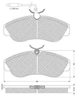 Гальмівні колодки STARLINE BD S143