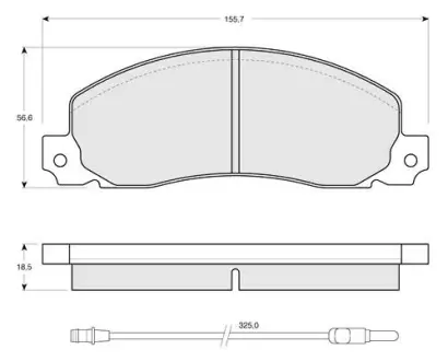 Тормозные колодки STARLINE BD S146