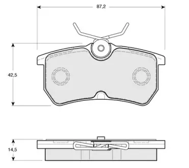 Тормозные колодки STARLINE BD S148