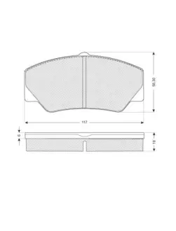Гальмівні колодки STARLINE BD S154
