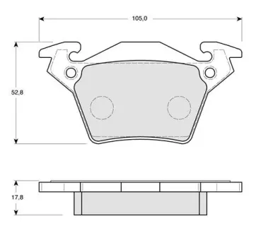 Тормозные колодки STARLINE BD S165