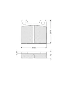 Тормозные колодки STARLINE BD S167