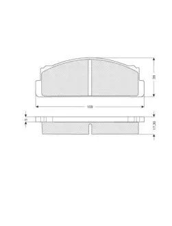 Тормозные колодки STARLINE BD S185