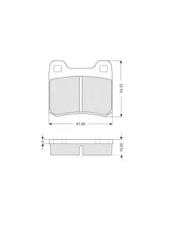 Тормозные колодки STARLINE BD S190