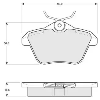 Тормозные колодки STARLINE BD S206