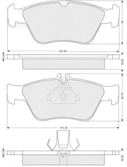 Тормозные колодки STARLINE BD S227