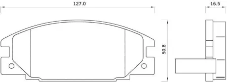 Тормозные колодки STARLINE BD S261