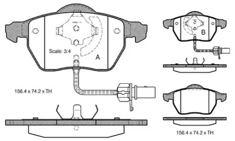 Гальмівні колодки STARLINE BD S301