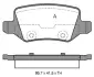 Тормозные колодки STARLINE BD S302 (фото 1)