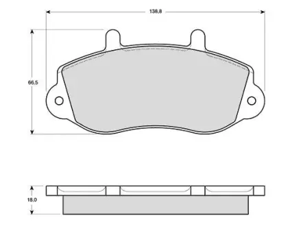 Гальмівні колодки STARLINE BD S315
