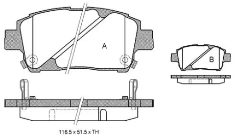 Тормозные колодки STARLINE BD S321