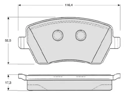Гальмівні колодки STARLINE BD S331