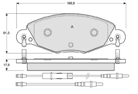 Тормозные колодки STARLINE BD S346