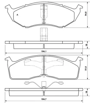 Тормозные колодки STARLINE BD S349