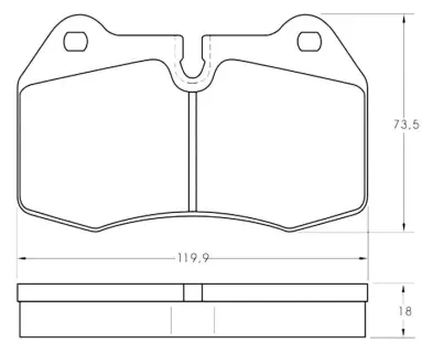 Гальмівні колодки STARLINE BD S351