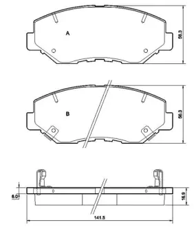 Тормозные колодки STARLINE BD S356