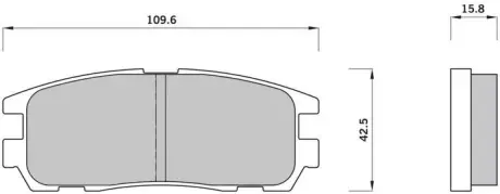 Тормозные колодки STARLINE BD S366