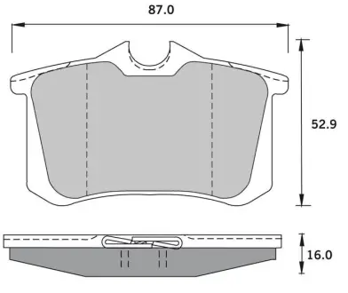 Гальмівні колодки STARLINE BD S376