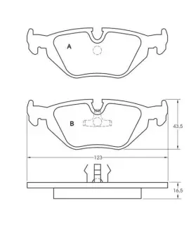 Тормозные колодки STARLINE BD S381