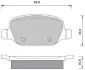 Тормозные колодки STARLINE BD S382 (фото 1)