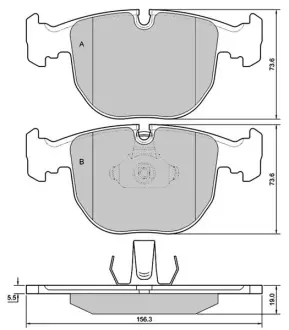 Тормозные колодки STARLINE BD S384