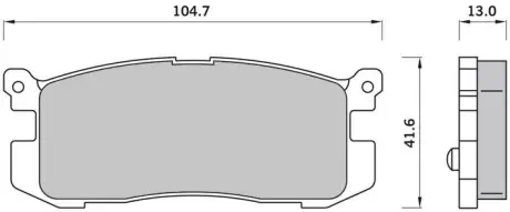 Гальмівні колодки STARLINE BD S386