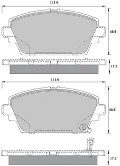 Тормозные колодки STARLINE BD S394
