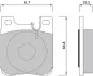 Тормозные колодки STARLINE BD S395 (фото 1)