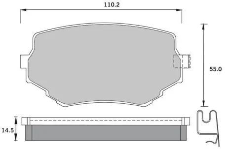 Тормозные колодки STARLINE BD S397