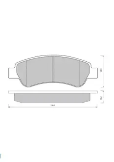 Тормозные колодки STARLINE BD S405